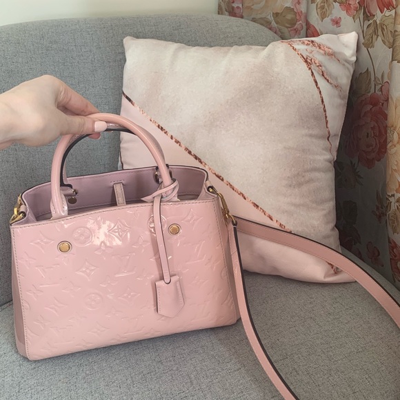 Louis Vuitton Handbags - Sold Louis Vuitton Montaigne BB Rose Ballerine